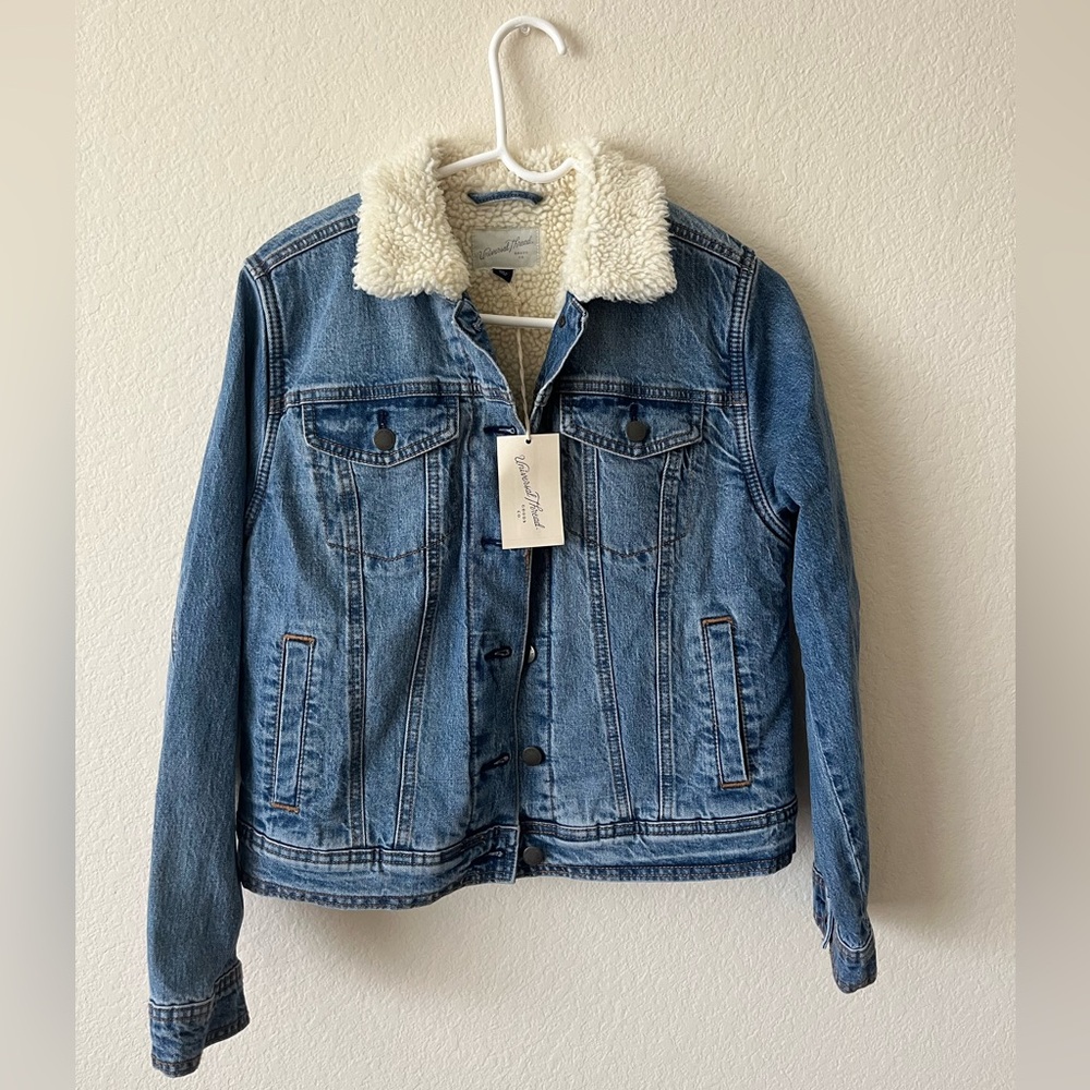 Universal Threads Denim Sherpa Lined Jacket